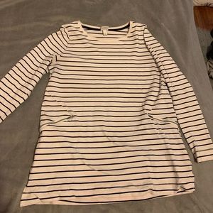 Black and white Medina striped shirt